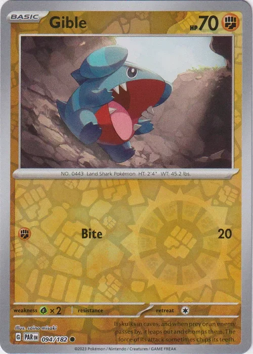 Producto - Gible - 094/182 - Paradox Rift - Reverse Holo