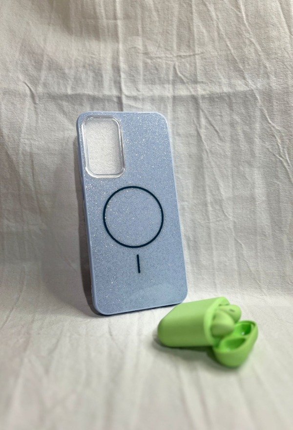 Producto - A16 y a26 funda magsafe brillo celeste