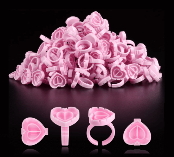 Producto - Anillos corazón para adhesivo x100u