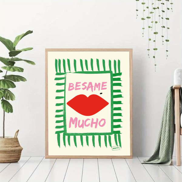Producto - Lámina deco besame mucho