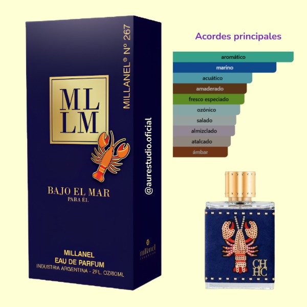 Producto - Fragancia 267 Dupe de CH Under the Sea
