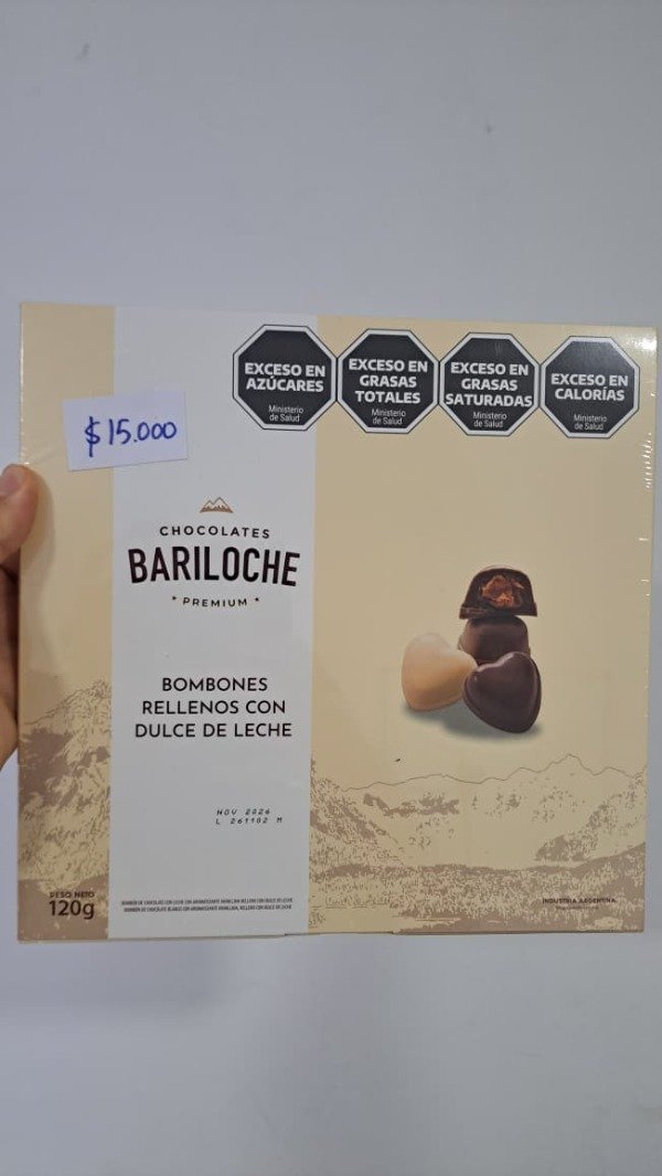Producto - Bariloche Bombones Rellenos con Dulce de Leche 120 gramos