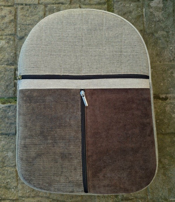 Producto - Mochila gris doble bolsillo
