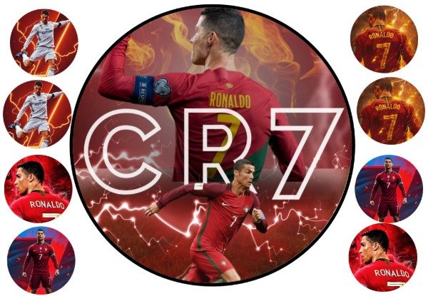 Producto - LAMINA RONALDO 1 REDONDA