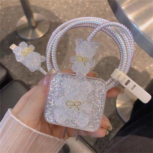 Producto - Protector de Cable + Cargador Oso Brillo