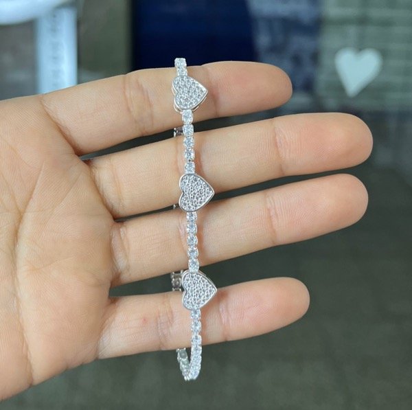 Producto - Laminado pulsera corazón triple