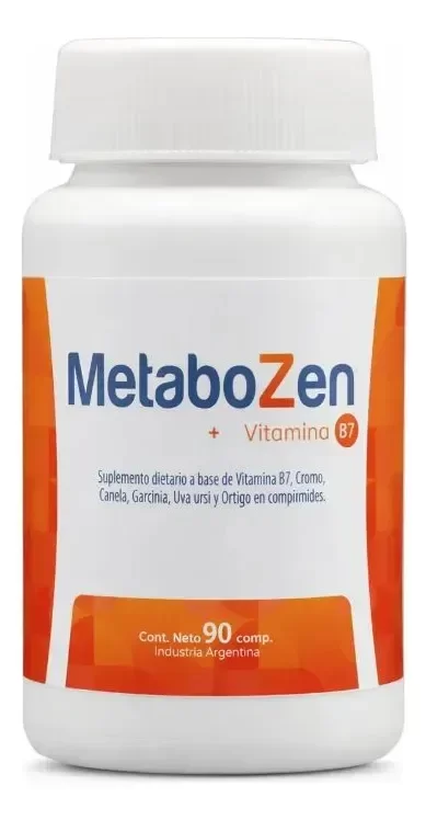 Producto - Metabozen Vitamina B7 Metabolismo Control De Apetito 90 Comp Sin Sabor