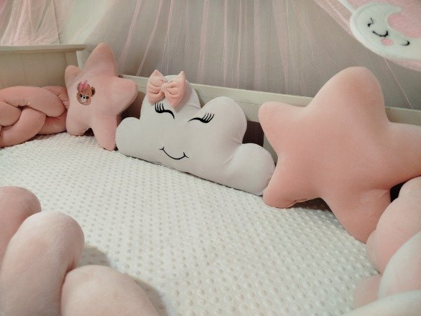 Producto - Set de Chichoneras Plush - Estrellas y Nube - 4