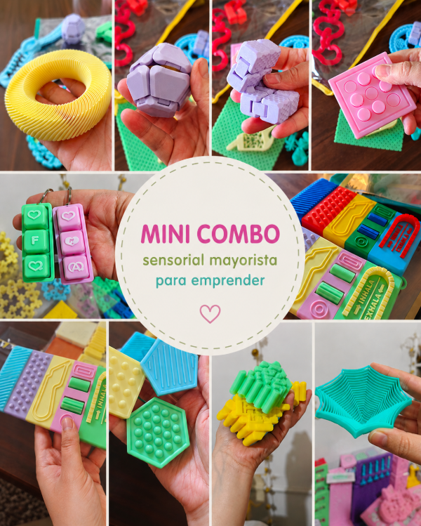 Producto - COMBO MINI SENSORIAL JUGUETES ANTIESTRÉS - PARA EMPRENDER