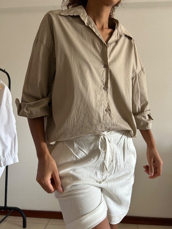 Producto - Camisa Elena Vainilla