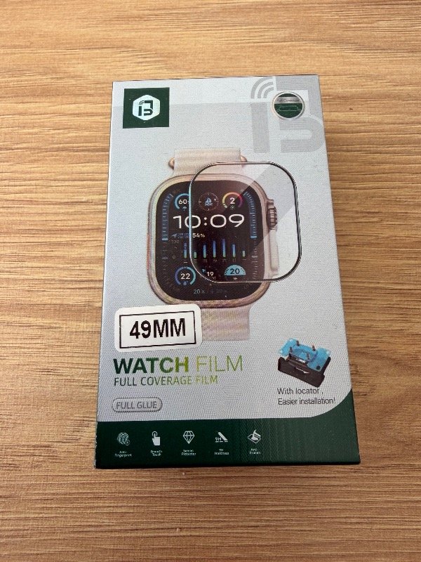 Producto - Film protector curvo con aplicador para Apple Watch 49mm