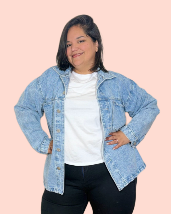 Producto - Camisaco Jeans Celeste