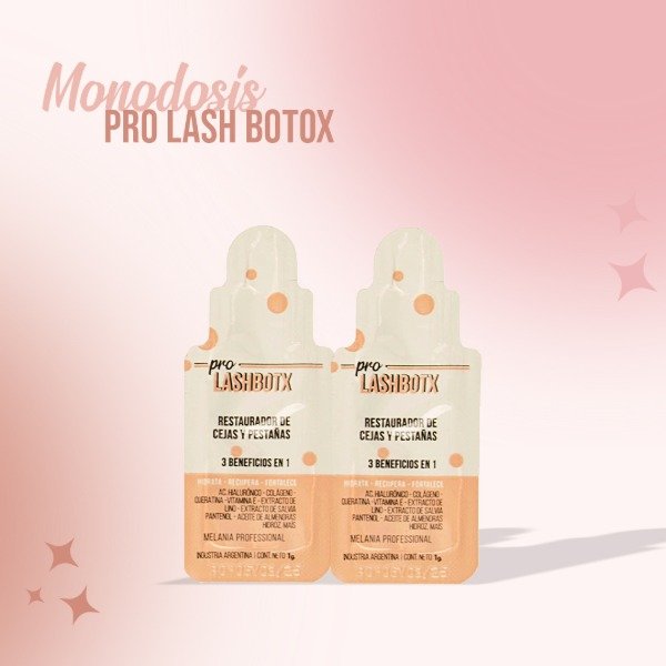 Producto - Tratamiento restaurador Lash Botox MONODOSIS x2 Melania