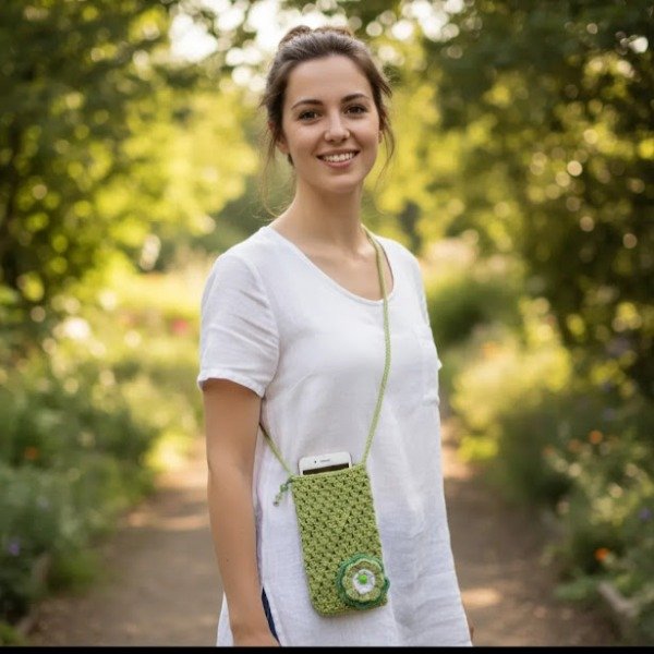 Producto - Porta celulares crochet