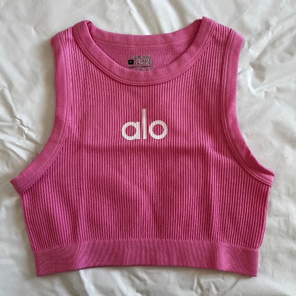 Producto - Crop Top alo Rosa Chicle T.M