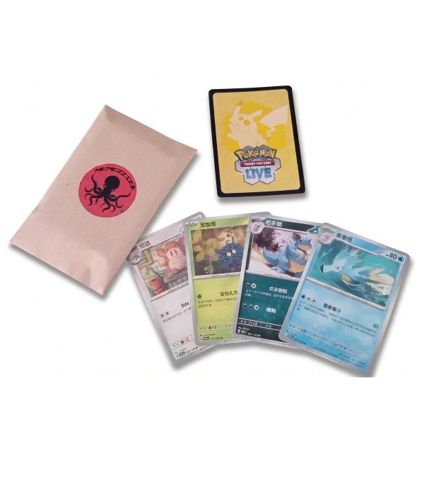 Producto - Pack 25 Cartas Pokémon Scarlet V.151 Chino + Holo/Reverse + Código Pokemon Live
