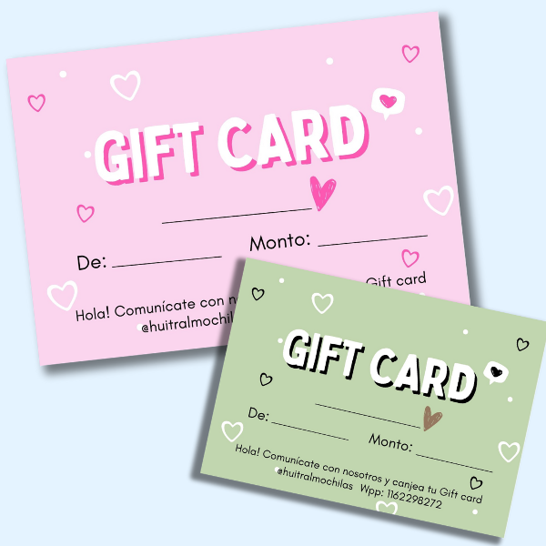 Producto - Gift card