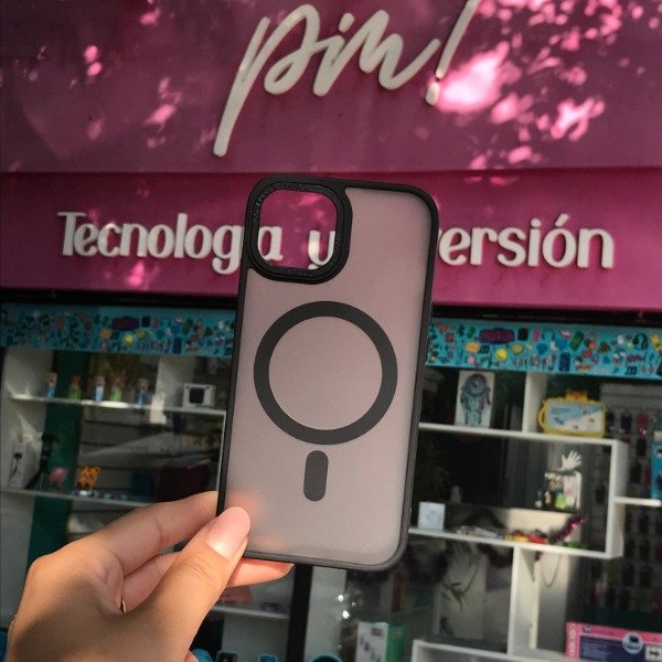 Producto - iPhone 15 Funda MagSafe Esmerilada Negra