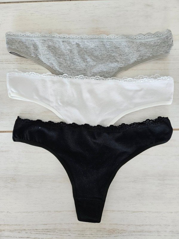 Producto - PACK X3 LESS ALGODON Y PUNTILLA