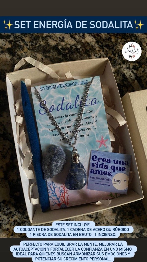 Producto - Set energia de sodalita