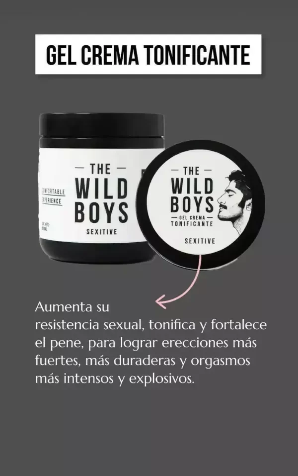 Producto - SEXITIVE CREMA VIGORIZANTE MASCULINO - THE WILD BOYS CON PAPRIKA Y MENTOL WB02 - 2