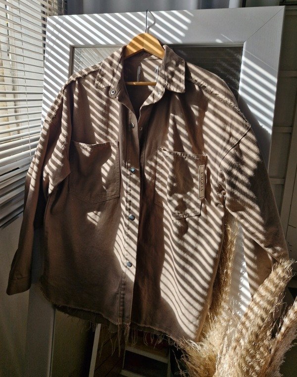 Producto - Maxi campera vison camisaco