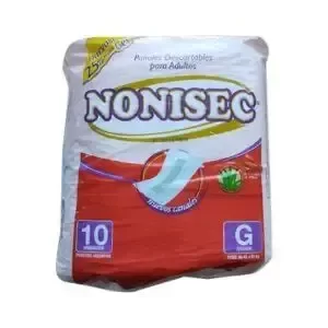 Producto - PAÑALES NONISEC G X10