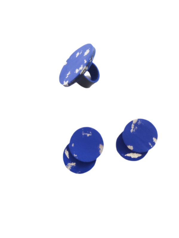 Producto - Anillo Circular Azul Francia