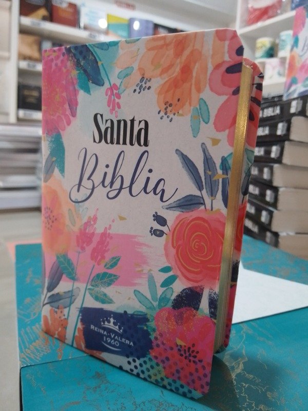Producto - BIBLIA TAMAÑO PERSONAL FLORES