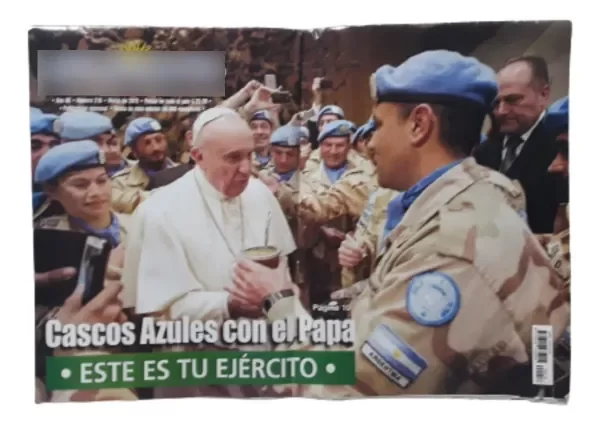 Producto - Revista Soldados Cascos Azules Con El Papa Francisco 2015 (usado)