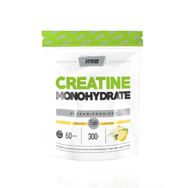 Producto - CREATINE MONOHYDRATE LIMON DOYPACK 300 GRS. - STAR NUTRITION