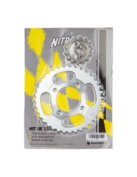 Producto - KIT TRANSMISION PIÑON Y CORONA NITRO - GL SMASH / GUERRERO / ML 110 14T 36T