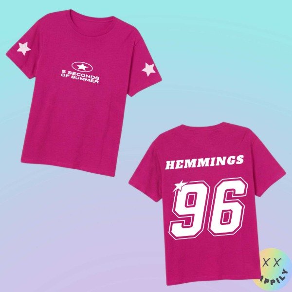 Remera 5SOS doble estampa nº 3
