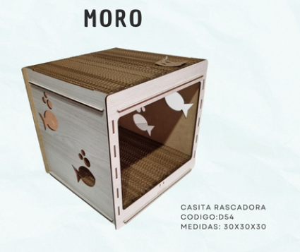 Producto - CASITA RASCADOR MORO