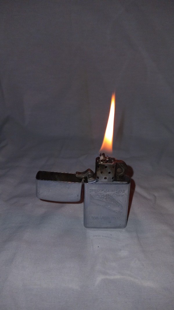 Producto - Zippo 90s X model Golden Gate San francisco slim lingther. - 2
