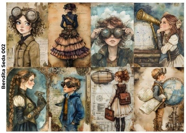 Producto - Bendita Seda 002 Steampunk XL