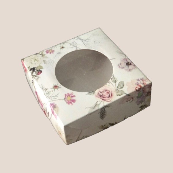 Producto - CAJA DESAYUNO MEDIANA CON VISOR PRIMAVERA