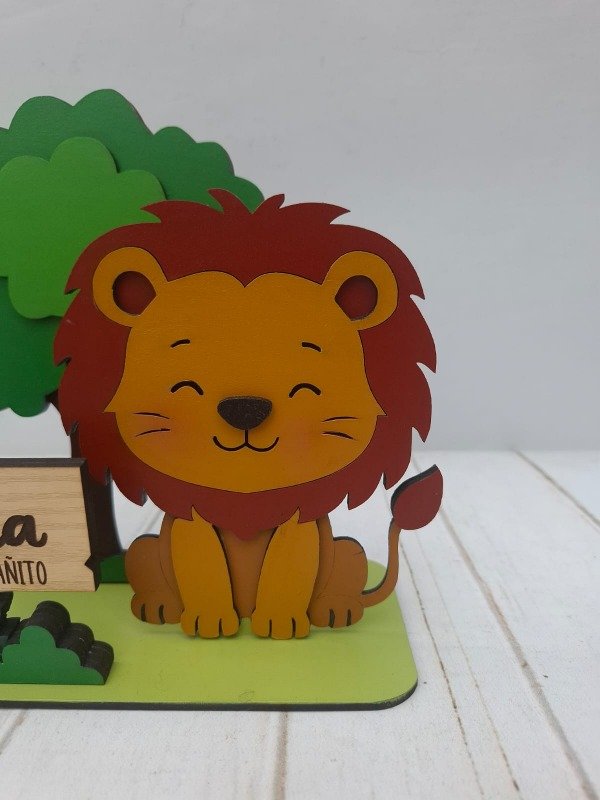 Producto - CENTROS DE MESA ANIMALES DE LA SELVA - 2