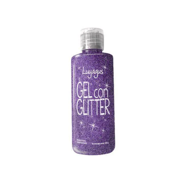 Producto - GLITTER EN GEL VIOLETA LUYAGUS