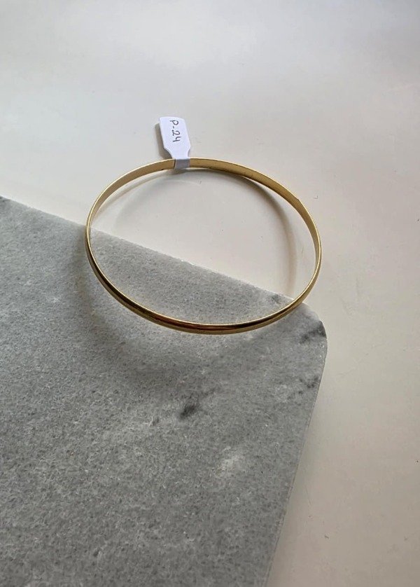 Producto - Esclava Lisa Dorada