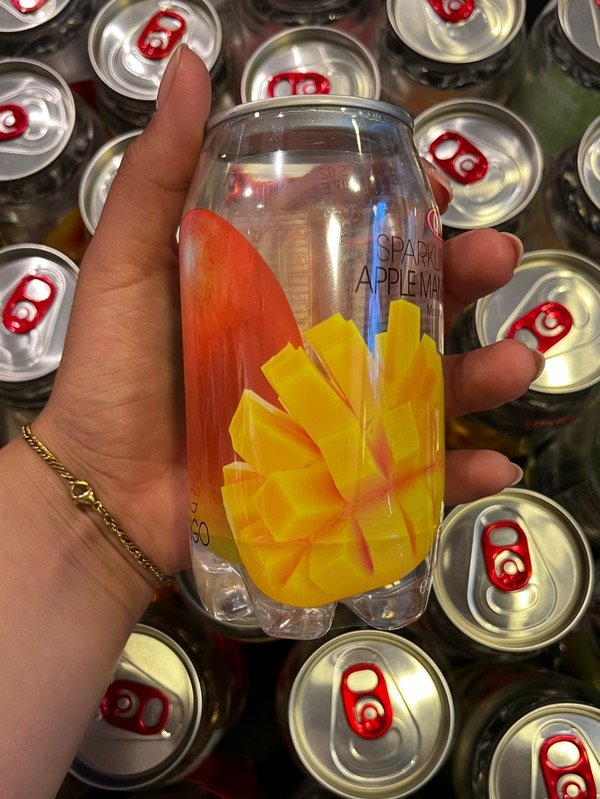 Producto - Lata Agua Gasificada- Sabor Mango