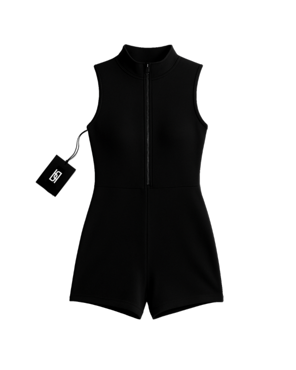 Producto - Catsuit Corto Con Cierre Sin Mangas (16.500 EFECTIVO O TRANSFERENCIA)