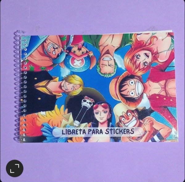 Producto - Libreta para stickers One Piece