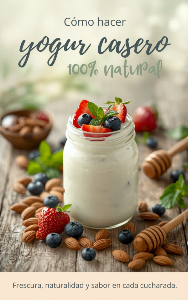 Producto - Yogur Casero 100 por ciento Natural, Guía Digital