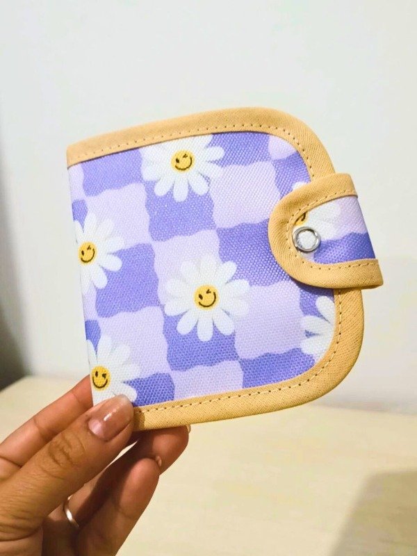 Producto - Billetera mini cierre interior Margaritas - 0