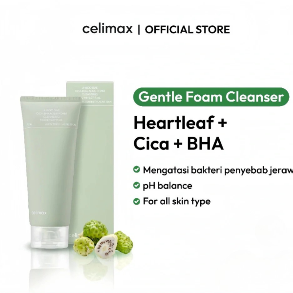 Producto - celimax Ji Woo Gae Cica BHA Acne Foam Cleansing 150ml - 4