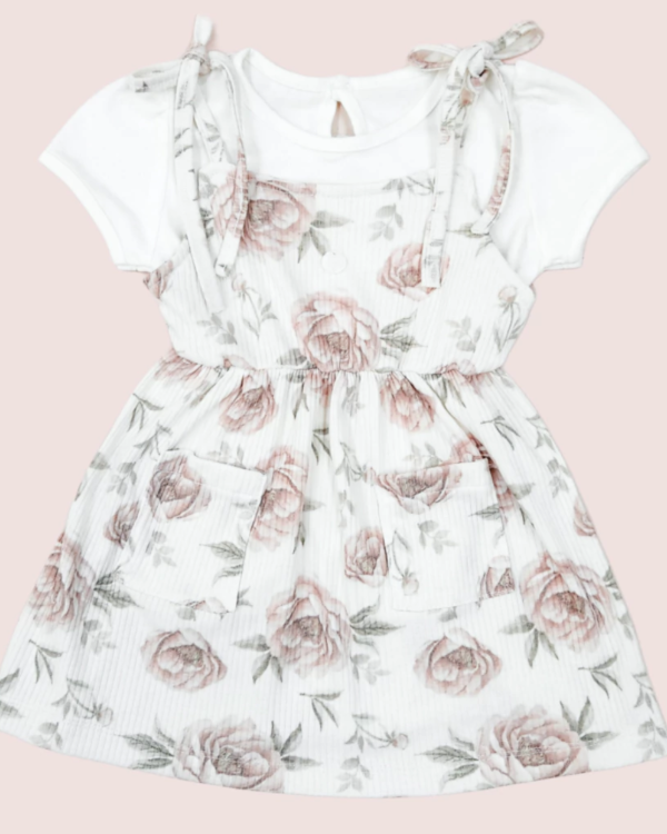 Producto - JUMPER FLORES NINA CON REMERA - 1