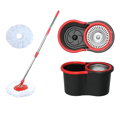 Producto - Balde Mopa Centrifugable de Acero Inoxidable RINO