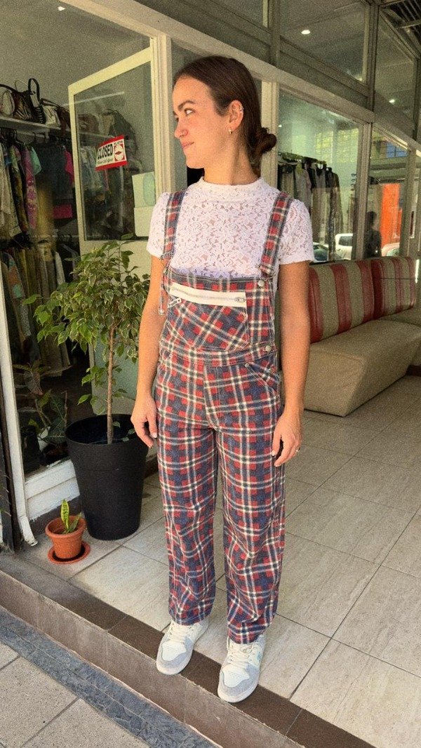 Producto - Jardinero Tartán Honey Pie