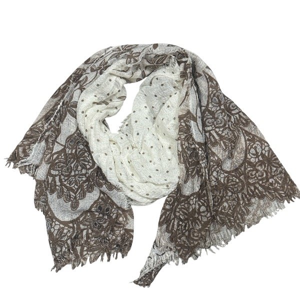 Producto - Chalinas bien amplia beige con marron